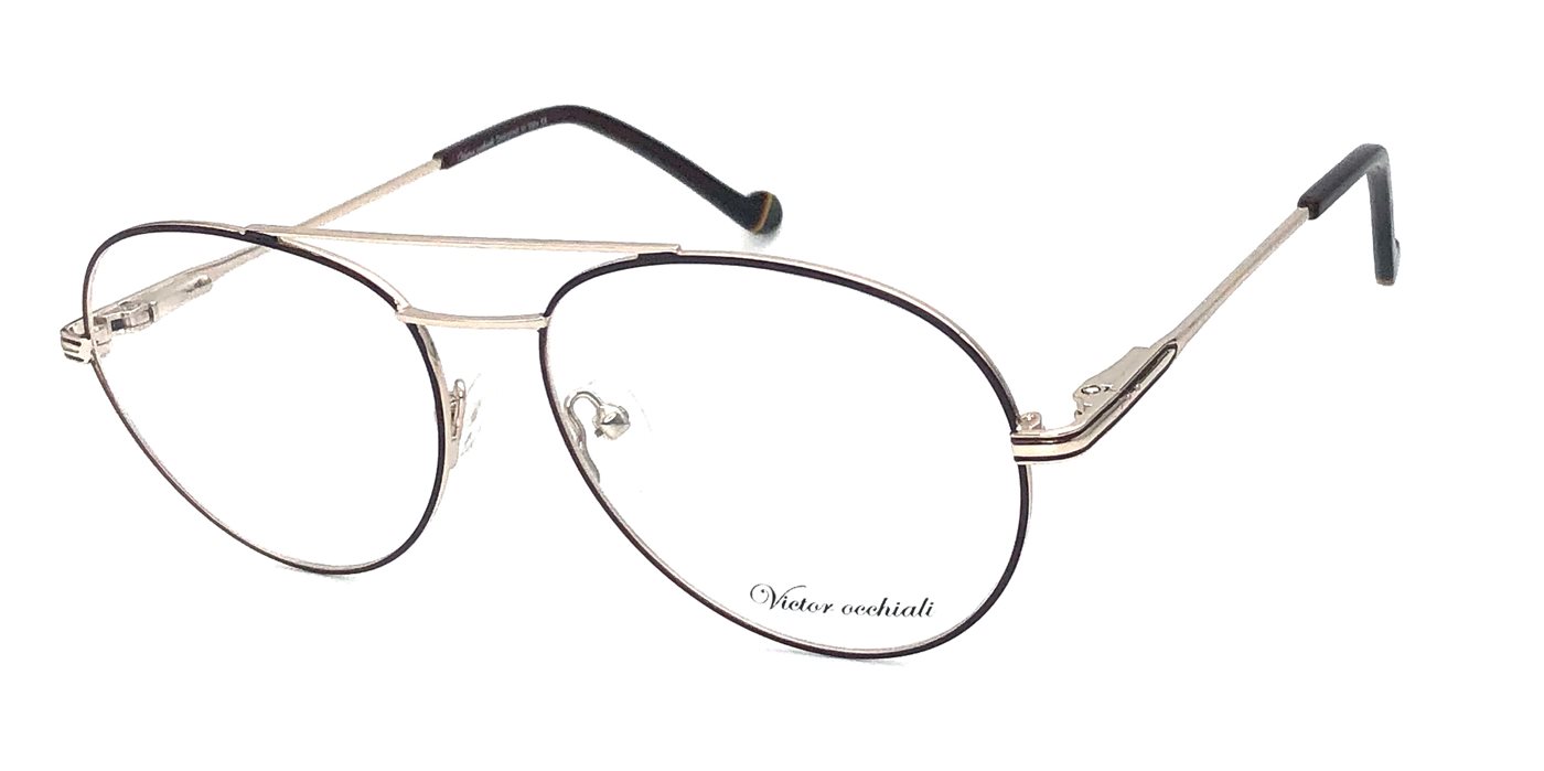 VICTOR 2103 C2 מתכת שחור זהב,דגם טייסים