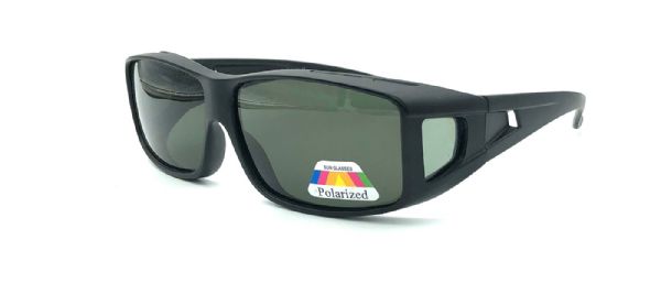 JOY 3309 C3  שחור מאט עדשה ירוקה