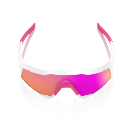 SPEEDCRAFT® Matte White/Pink HiPER® Vital Pink Mirror Lens 