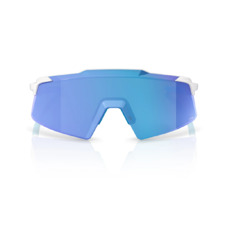 AEROCRAFT Matte White HiPER® Blue Mirror Lens 60032-00011