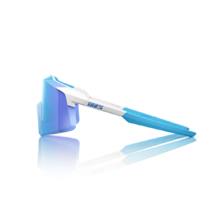 AEROCRAFT Matte White HiPER® Blue Mirror Lens 60032-00011