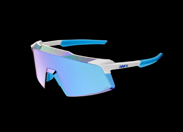 AEROCRAFT Matte White HiPER® Blue Mirror Lens 60032-00011