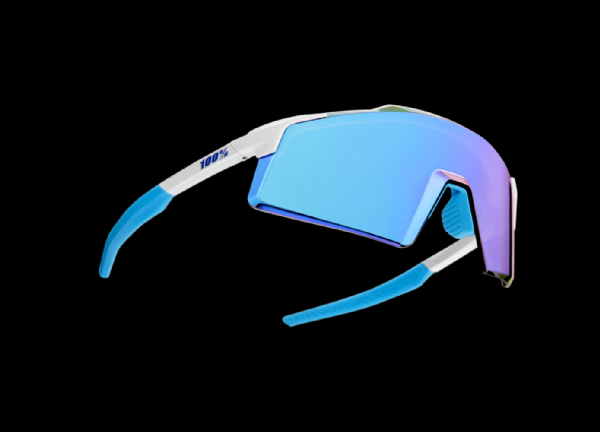 AEROCRAFT Matte White HiPER® Blue Mirror Lens 60032-00011