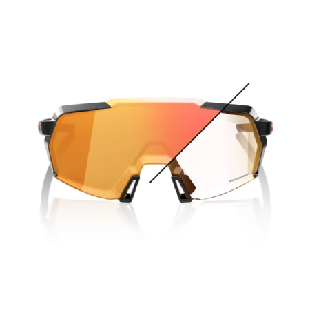 KORBIN Gloss Metallic BlackOrange Flash Mirror Photochromic Lens 60063-00003