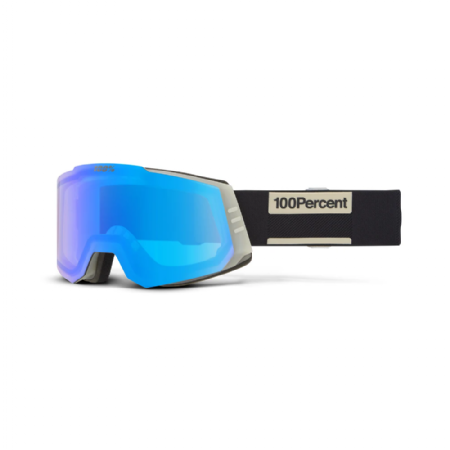 SNOWCRAFT Goggle Snow Slick/HiPER® White Mirror w/ Bonus HiPER® Blue Flash Mirror