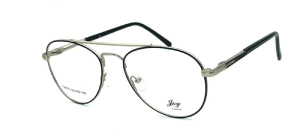 JOY F99071 שחור כסף,מתכת גברים דגם טייסים