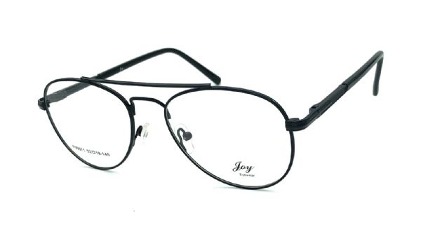 JOY F99071 שחור,מתכת גברים דגם טייסים